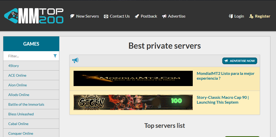 MMTOP200 - ALL PROJECTS