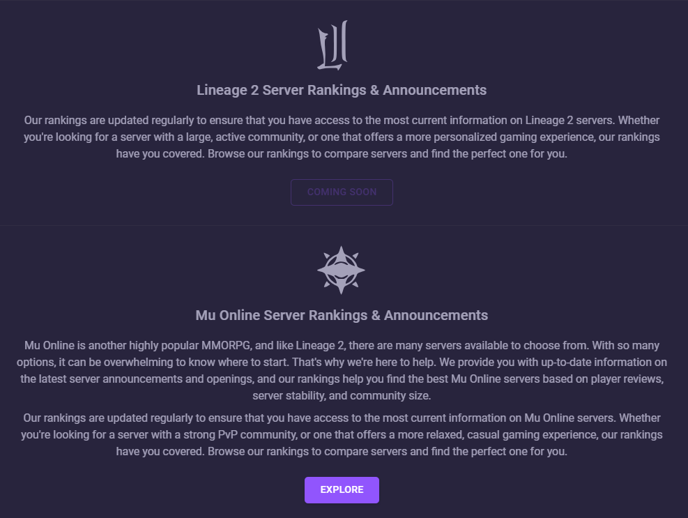 MMOANONS ALL PROJECTS